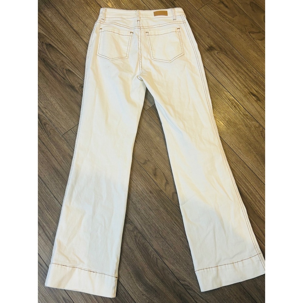 Elan Off-White Wide Leg Pants - Picture 5 of 6